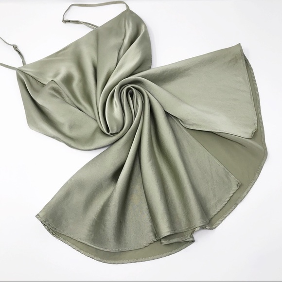Victoria's Secret Other - Vintage VS 100%silk olive sleep dress sz S